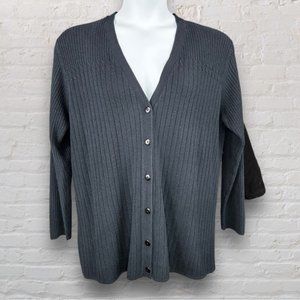 5/$20 Laura Scott Ribbed Knit Cardigan